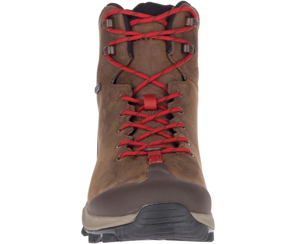 Botas Homem - Merrell Thermo Glacier Mid Waterproof - Marrom - YUN538940